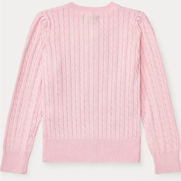 Ralph Lauren Mini-Cable Cotton Cardigan. Size 12m - Picture 2 of 6